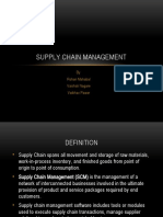 Supply Chain Management: by Rohan Mahabal Vaishali Nagare Vaibhav Pawar