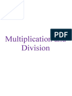 multiplcation and division useful activities