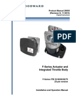 Product Manual 26600 (Revision D, 11/2013) : F-Series Actuator and Integrated Throttle Body