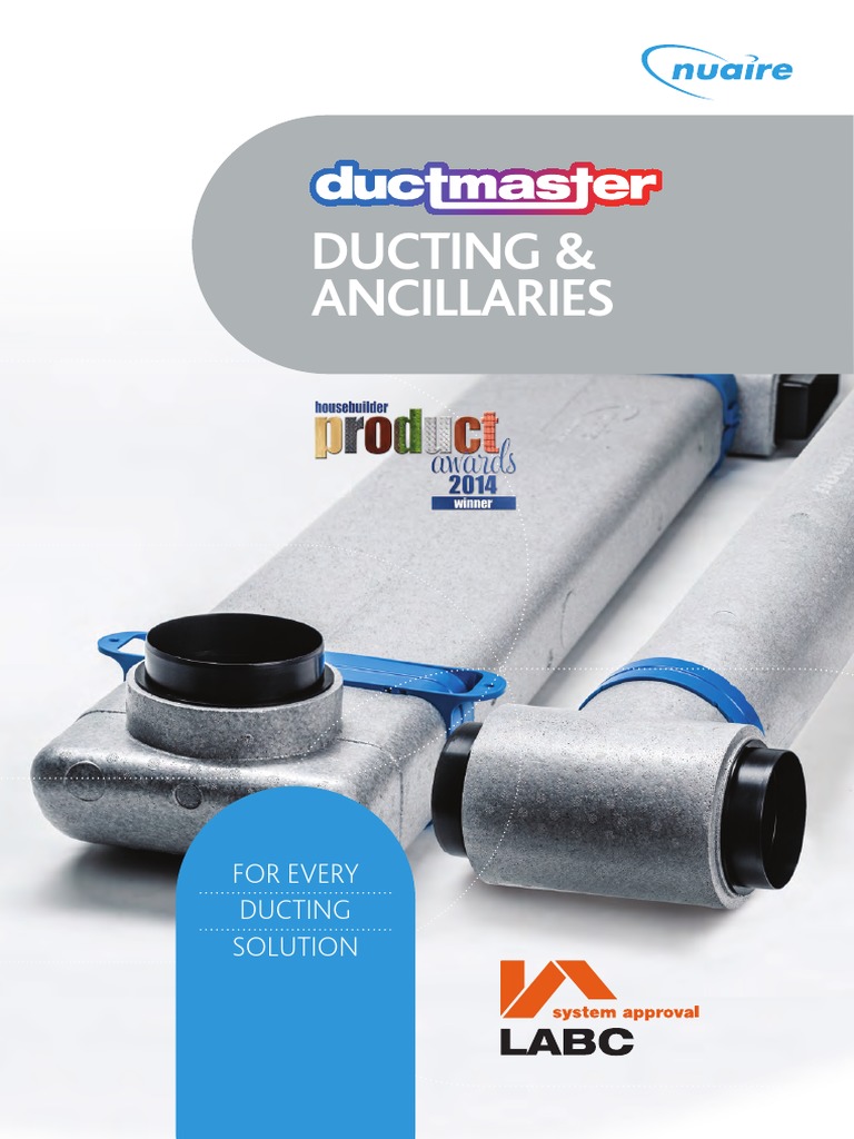 Duct Master Ducting Ranges and Ancillaries Duct (Flow) Building