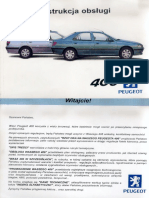 Peugeot 406 D9 Instrukcja Obsługi