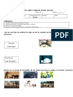 Evaluación Unidad 3 Adaptada Ciencias Naturales