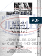 Case 1845 Uniloader Service Manual