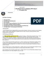 U.S. Navy Office of Naval Intelligence Worldwide Threat To Shipping (WTS) Report 1 - 31 October 2018
