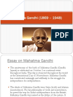 Essay On Mahatma Gandhi