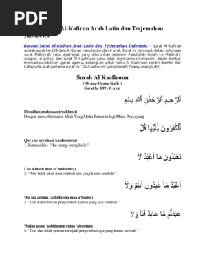Download 98+ Contoh Surat Surat Al Kafirun Latin Beserta Artinya Terbaru Gratis