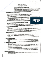 PRC Examinee's Self Instruction Sheet