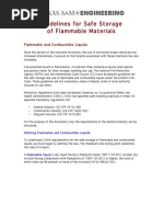 Guidelines for Safe Storage of Flammable Materials Cabinets