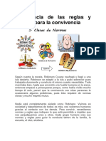 Importancia de Reglas y Normas PDF