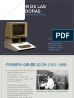 Evolución Computadoras