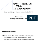 Case Report Session (CRS) Rinitis Vasomotor