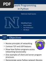 Network Programming in Python: Mehmet Hadi Gunes