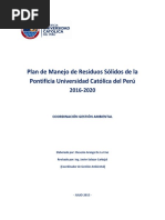 Plan de Manejo de RRSS PUCP
