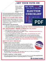 Housing Works Get Out the Vote, Election Day 2018 Fact Sheet