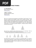 Palindromic Prime Pyramids: G. L. Honaker, JR