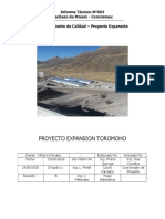 Informe de Rechazos de Concreto 