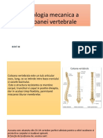 Patologia Mecanica A Coloanei Vertebrale