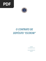 O Contrato de Depósito _Escrow_ - TESE#1235