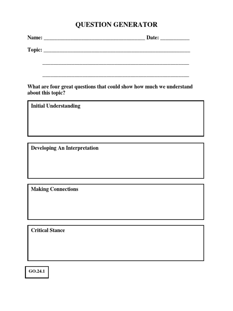 Question Generator | PDF | Business