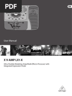 X V-Amp Lx1-X: User Manual