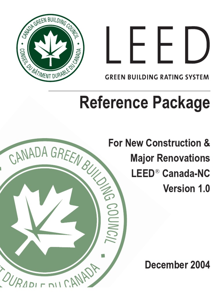 1 Leed Canada Ncv1.0 Introduction Leadership In Energy And