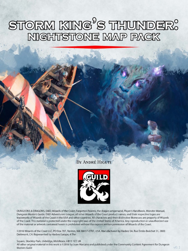 Storm Kings Thunder - Nightstone Map Pack PDF | PDF