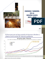 Desarrollo Minero Energético Región Cusco 2015 - 20181