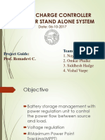 Battery Charge Controller For Solar Stand Alone System: Project Guide Team Members