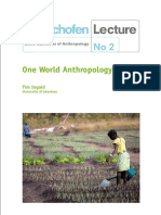 Ingold One World Anthropology PDF