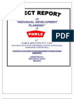 "Individual Development Planning": Parle Biscuits Pvt. LTD