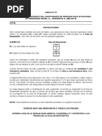 Cuestionario CAQ de Análisis Clínico | PDF