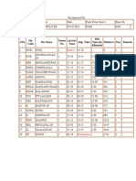 Train Schedule for PURI ST WKLY EX on 07/11/2010