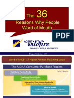 The Reasons Why People Word of Mouth