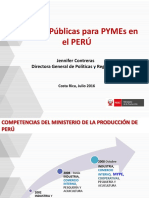Politicas Publicas Para Pymes en El Peru