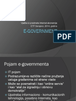 Vježbe Iz Predmeta Internet Ekonomija ETF Sarajevo, 2014. Godina