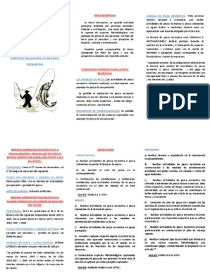 Triptico Pesca PDF, PDF, Trucha