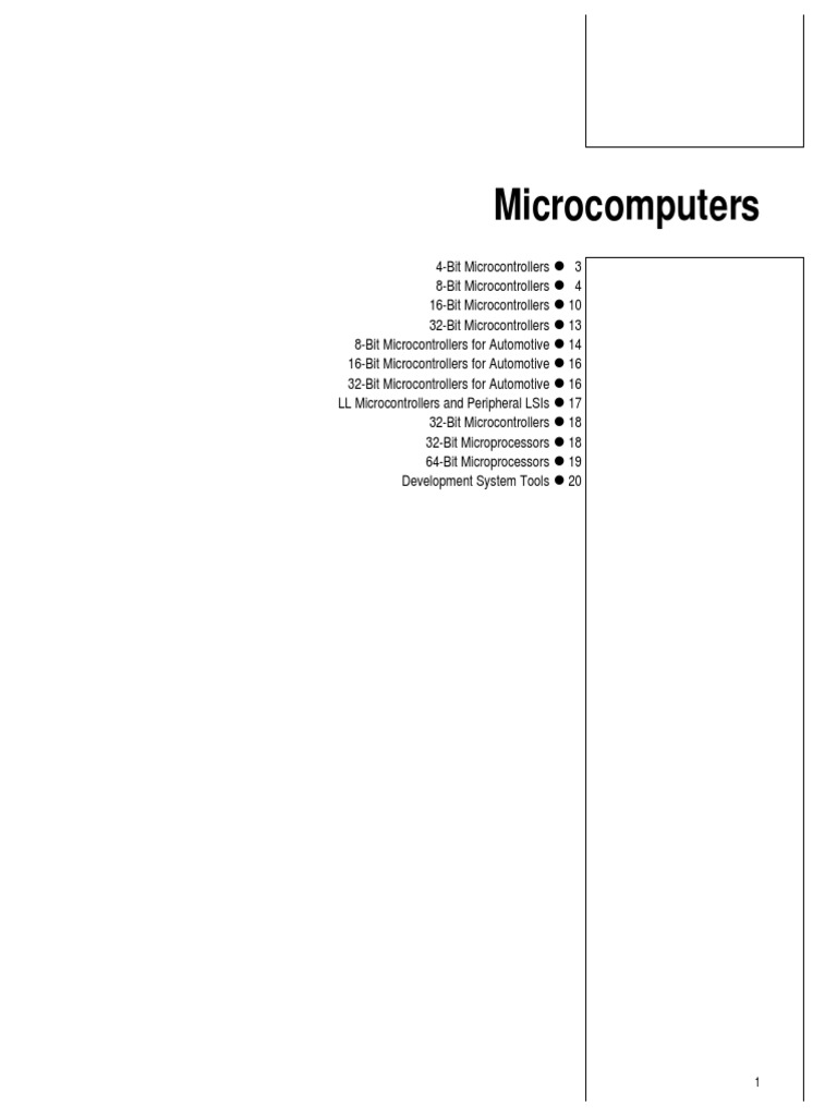 Microcontroller Part Number Guide | PDF | Microcontroller | Classes Of ...