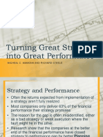 Turning Great Strategy Into Great Performance