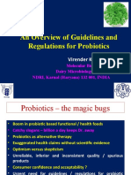 An Overview of Guidelines and Regulations For Probiotics: Virender K. Batish