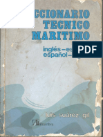 Diccionario Tecnico Maritimo (Ingles Español-español Ingles)