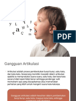 Gangguan Artikulasi PDF