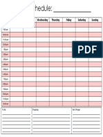 Hourly Schedule PDF