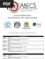 ABECS 2018 programação preliminar