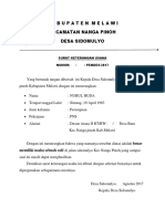 Kabupaten Melawi Kecamatan Nanga Pinoh Desa Sidomulyo