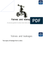 Valves and Leakages