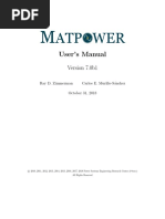 Matpower Manual