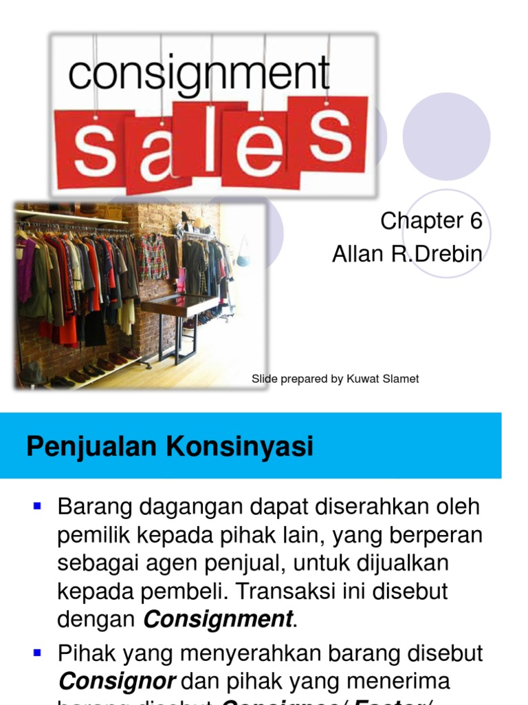 Akuntansi Penjualan Konsinyasi | PDF