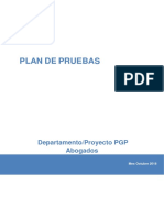 Plantilla Plan de Pruebas