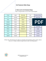 Print A Bible Bingo Game