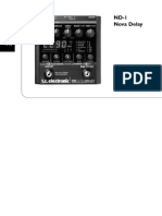 TC Electronic nd-1 Nova Delay Manual Spañol PDF